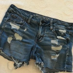 American Eagle Distressed Shorts